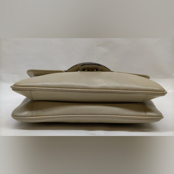 Celine Beige shoulder leather bag - Picture 6 of 12